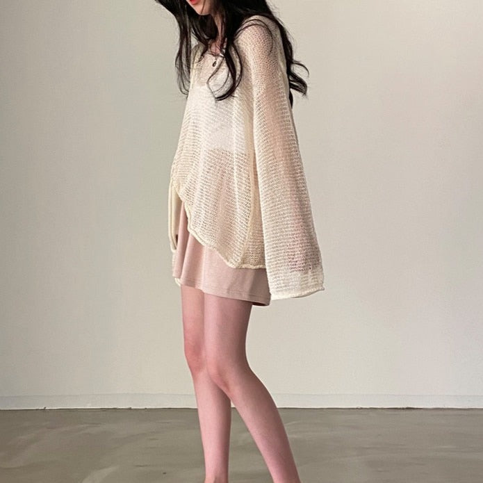 Relaxed Loose Knit Sweater