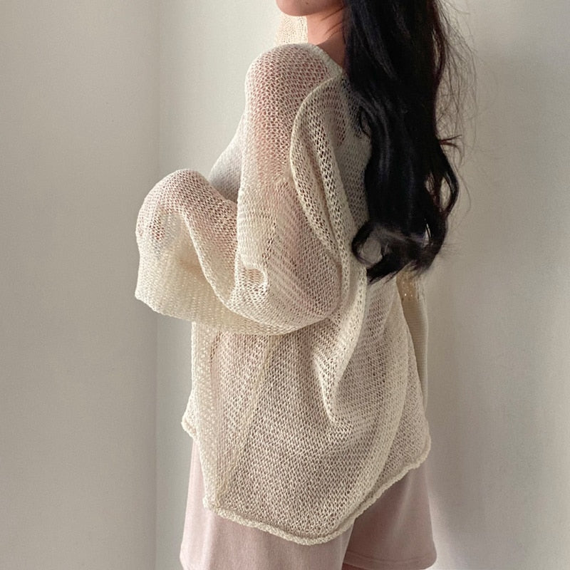 Relaxed Loose Knit Sweater