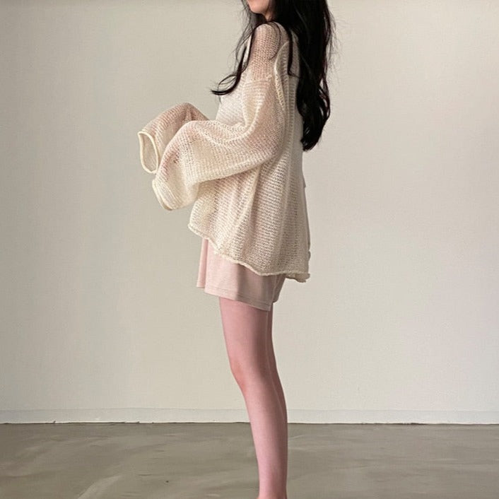 Relaxed Loose Knit Sweater