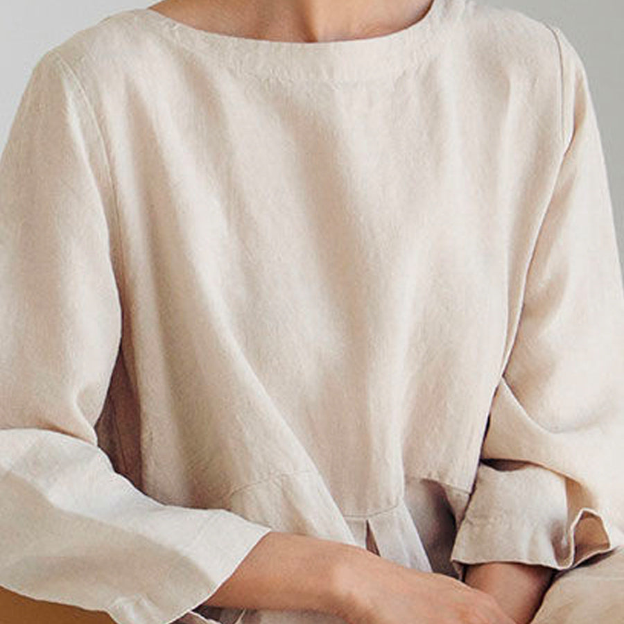Loose Linen Elegant Simplicity Long Dress