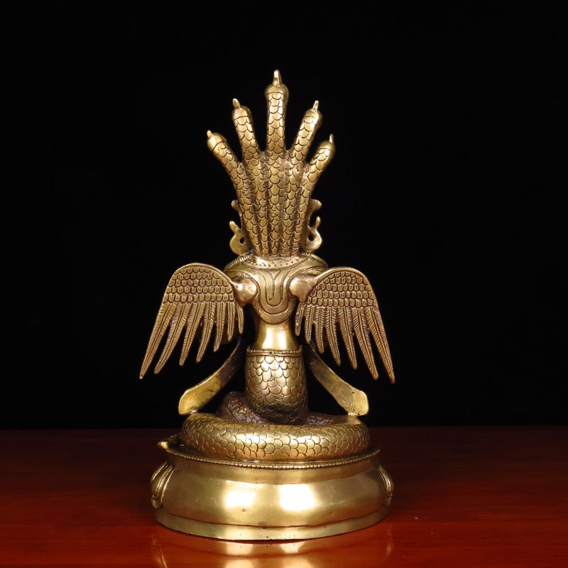 Naga Kanya Handmade Hindu Pure Copper Goddess