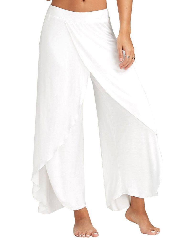 Yoga Split Wide Leg Pants