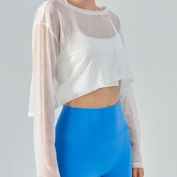 Breathable Crop Yoga Top