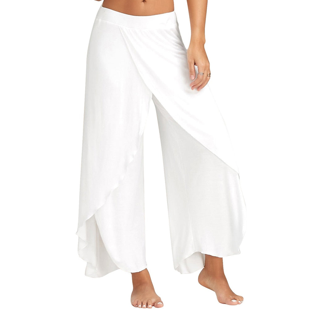 Yoga Split Wide Leg Pants
