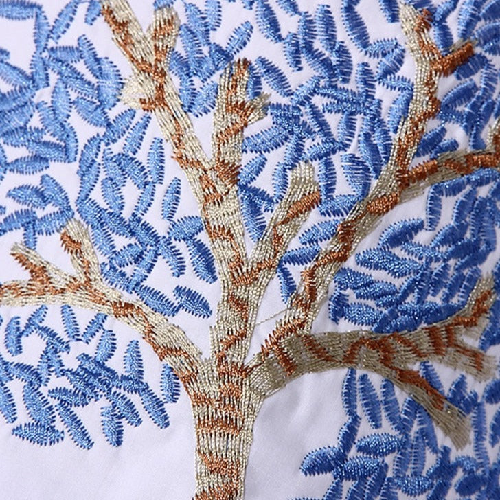 Landscape Embroidered Blouse