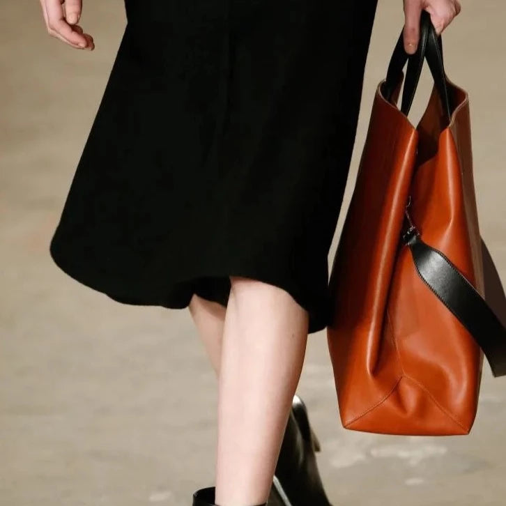 Elegant Large Capacity Genuine Leather Handbag