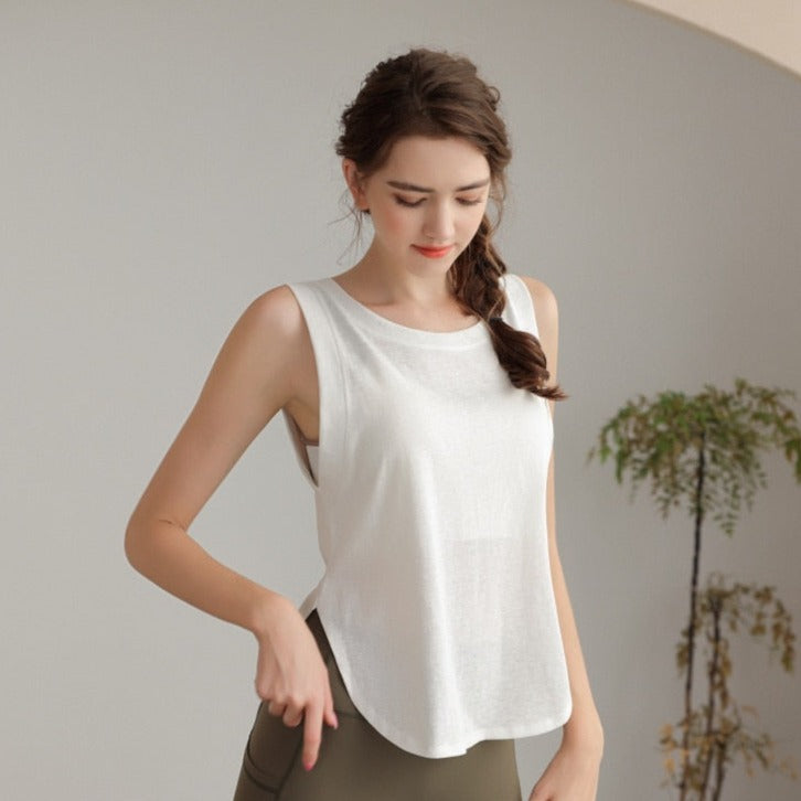 Loose Yoga Sleeveless Top