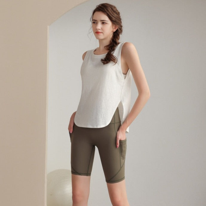 Loose Yoga Sleeveless Top