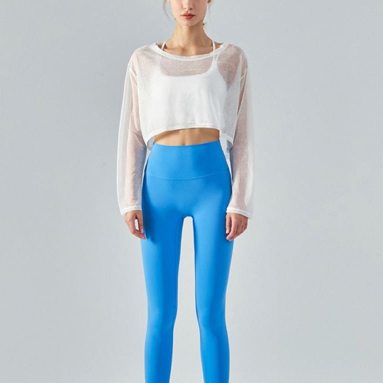 Breathable Crop Yoga Top