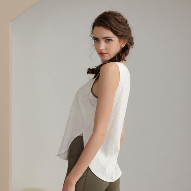 Loose Yoga Sleeveless Top