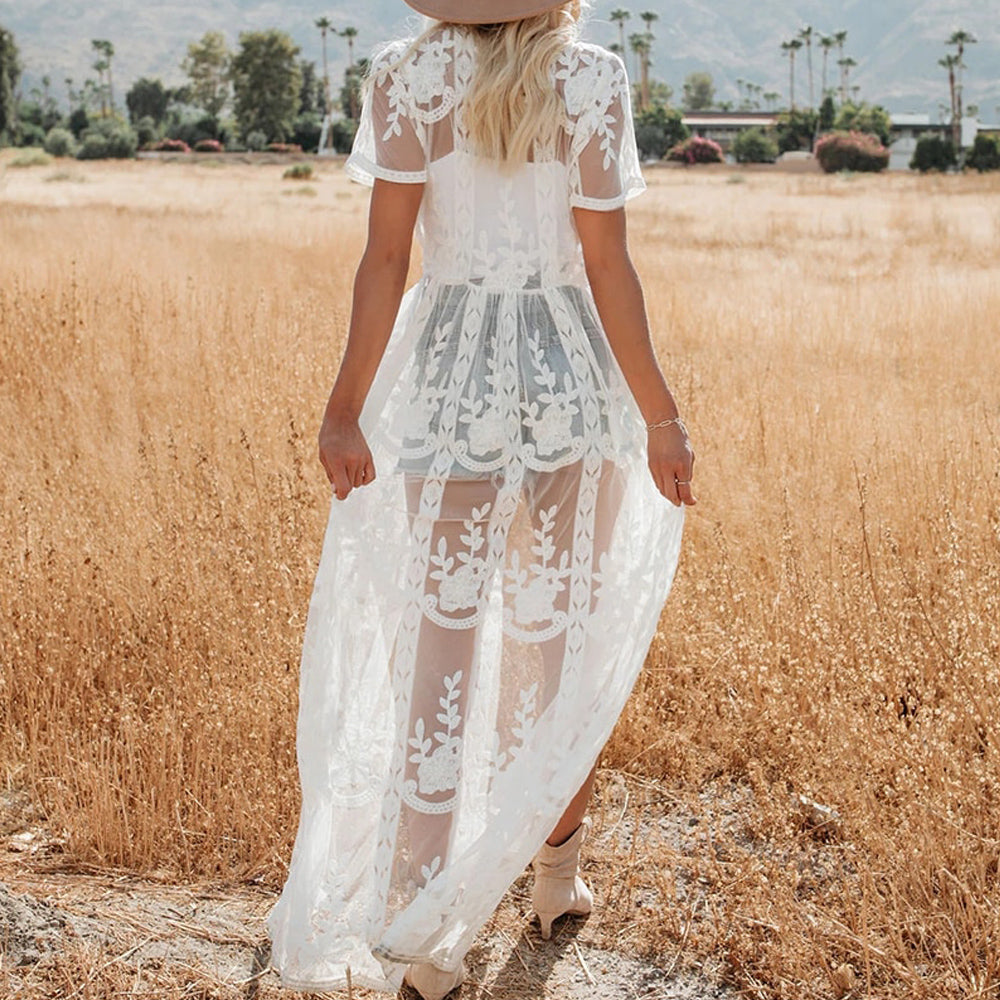 White Lace Kimono