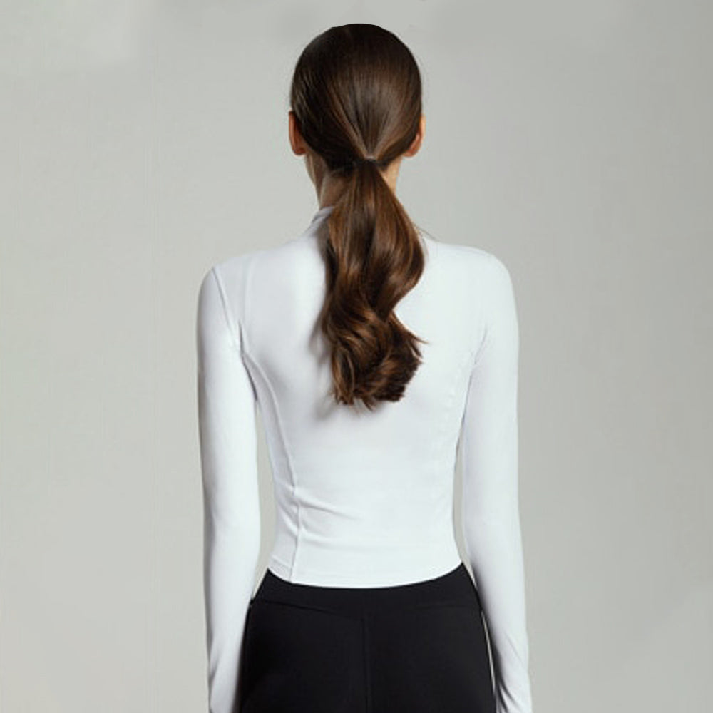 White Slim Yoga Jacket