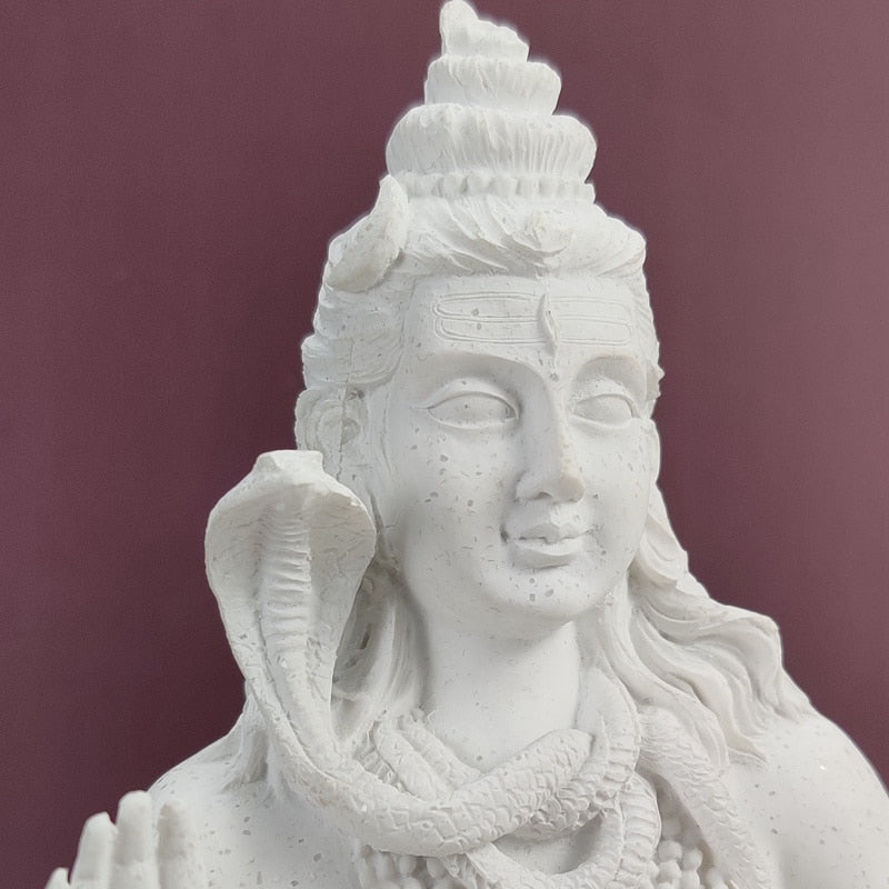 White Shiva Statue