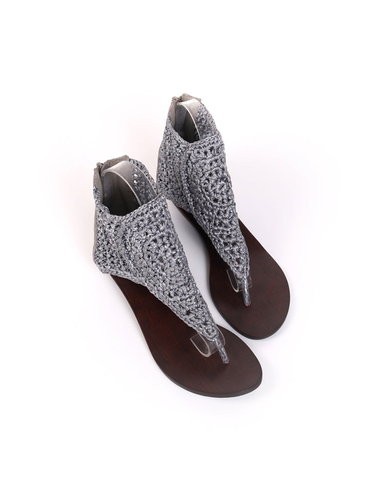 Women Leather Roman Gladiator Sandals