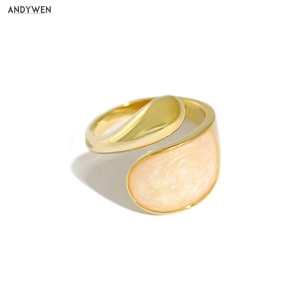 Open Bangle Ring Resizable 925 Sterling Silver