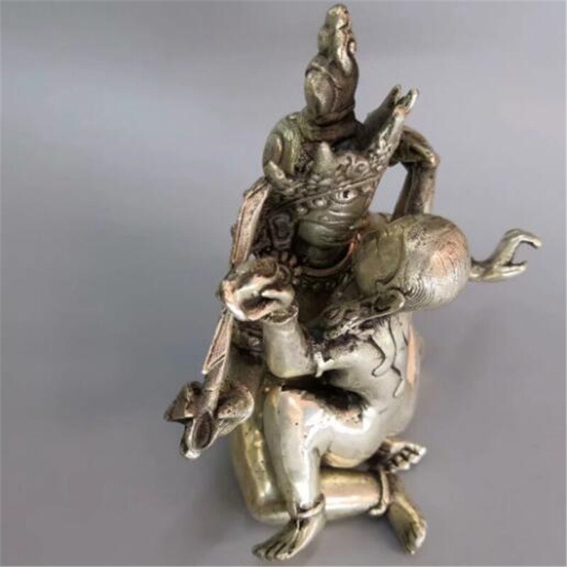 Yab-Yum 5.5'' Tibet Silver Statue