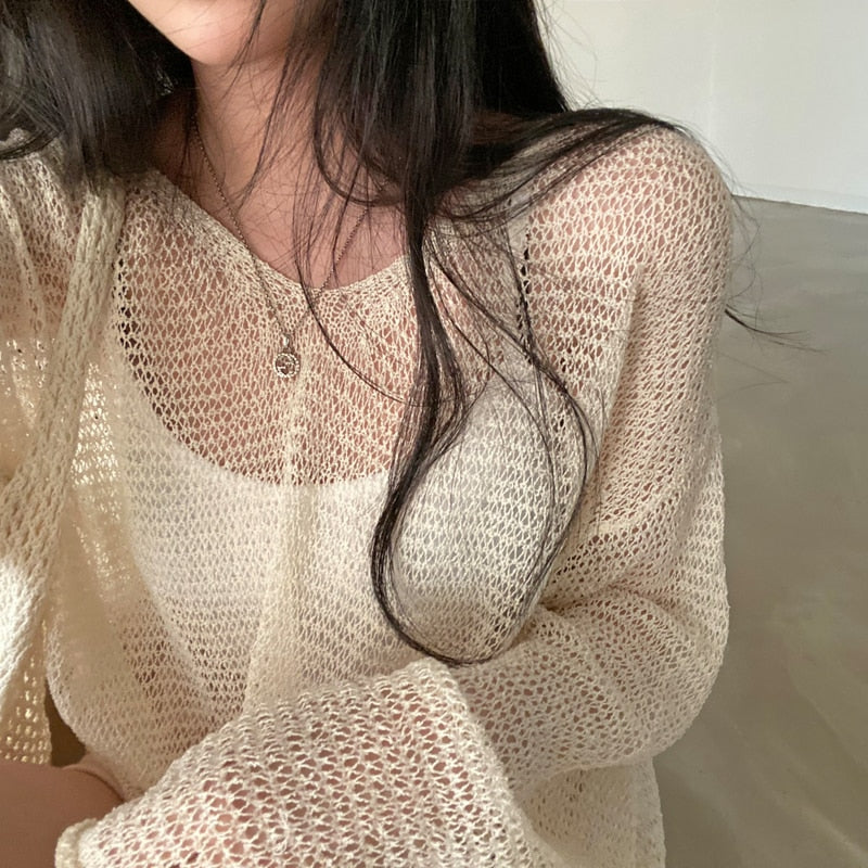Relaxed Loose Knit Sweater