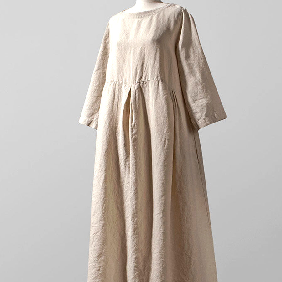 Loose Linen Elegant Simplicity Long Dress