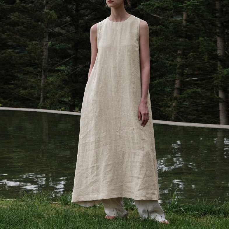 Natural Linen Dress