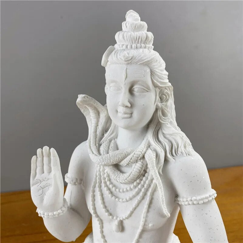White Shiva Statue 