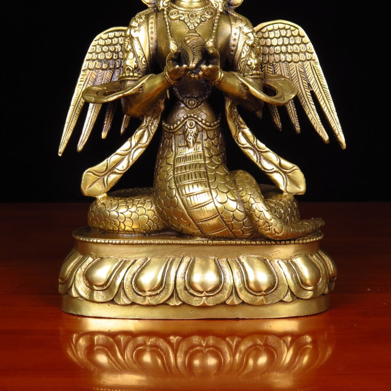 Naga Kanya Handmade Hindu Pure Copper Goddess