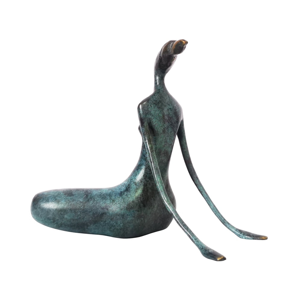 Abstract Yogini Bronze Statue